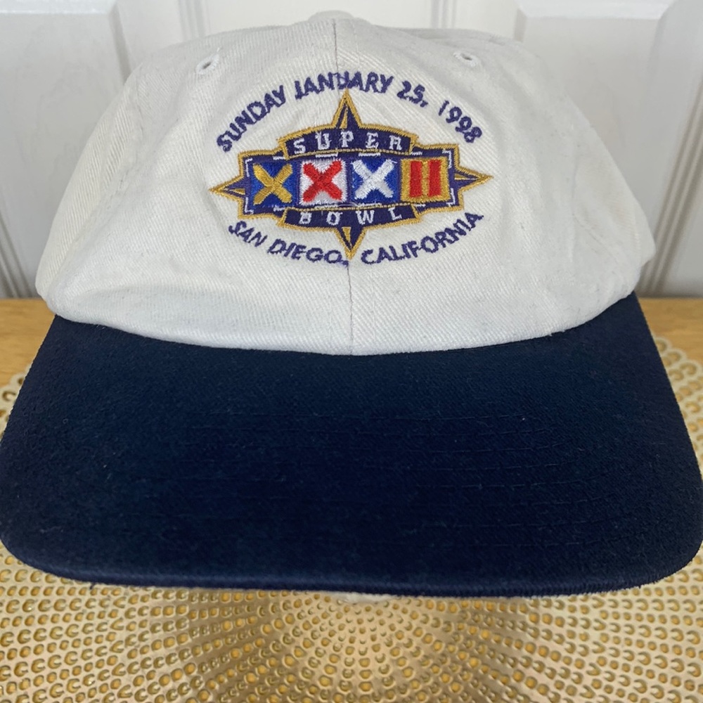 Vintage 1998 Starter Super Bowl XXXII San Diego California Logo SnapBack Hat Cap